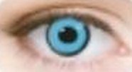 Lente de contacto de Halloween Saw Blue
