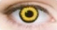 Lente de contacto de Halloween Yellow Werewolf